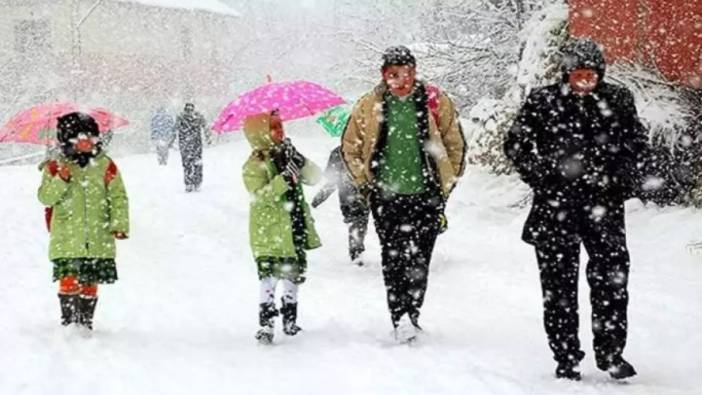 Tokat’ta eğitime bir gün ara verildi