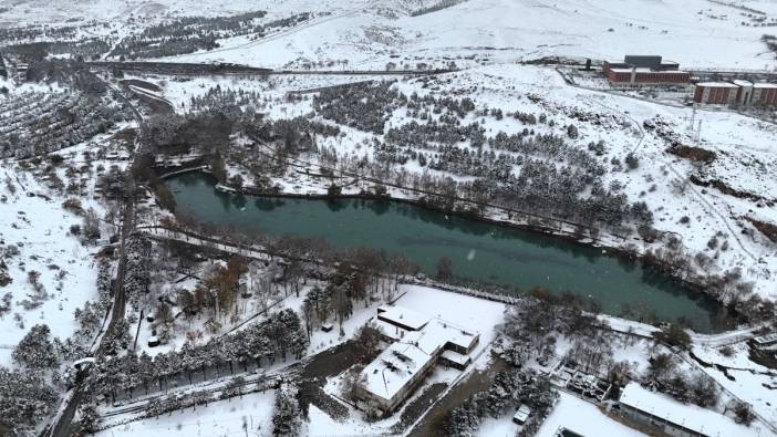 Malatya’da kış kartpostallık görüntüler sundu