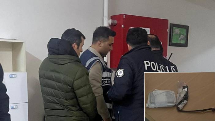 Sınava girmek için hazırladığı kopya düzeneği polisi geçemedi