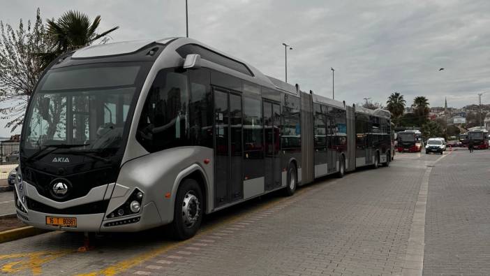 Bandırma’da 282 kişilik metrobüs hizmete başladı