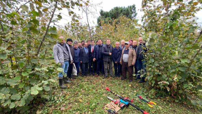 Giresun’da fındık verimini artıracak eğitim düzenlendi