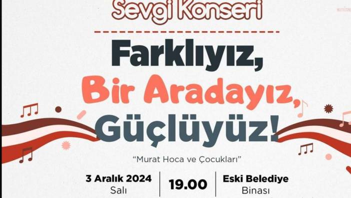 Turgutlu'da Engelliler Günü’ne özel “Sevgi Konseri”