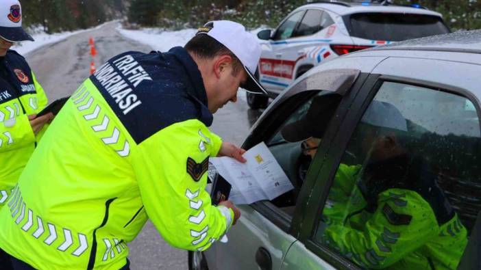 Sinop’ta sürücülere güvenli sürüş bilgilendirmesi yapıldı