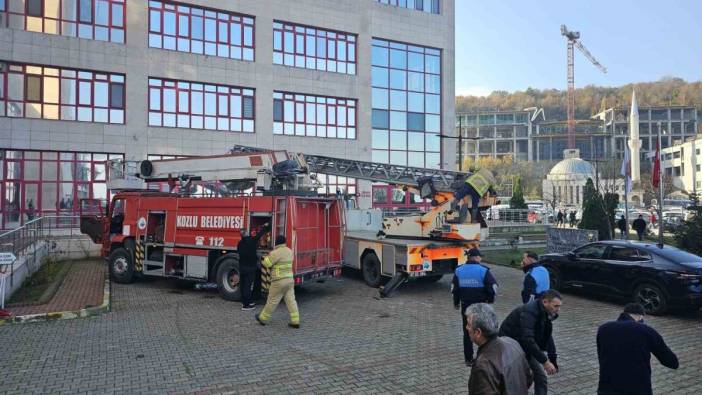 Zonguldak Bülent Ecevit Üniversitesi Hastanesi'nde yangın paniği