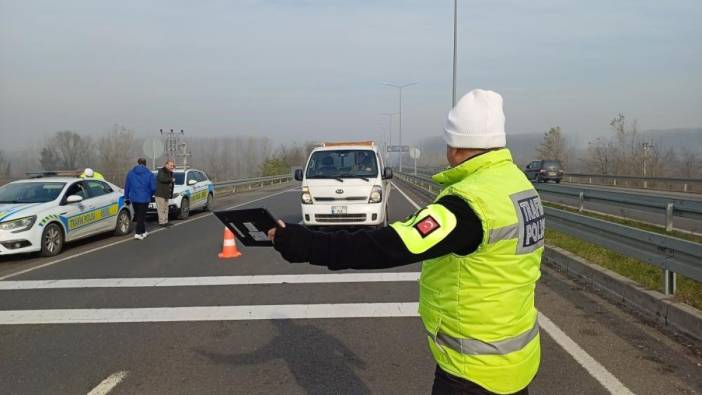 Düzce’de 100'ün üstünde araç trafikten men edildi