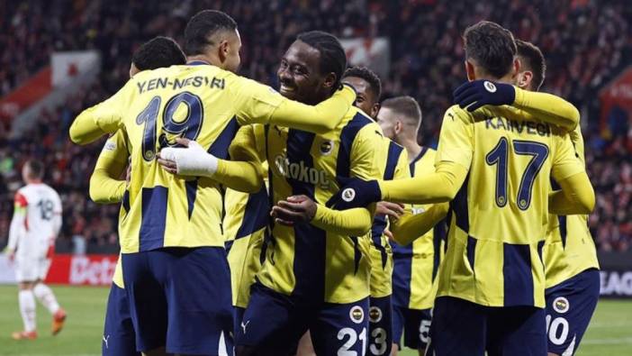 Fenerbahçe Gaziantep FK maçı ilk 11'ler belli oldu