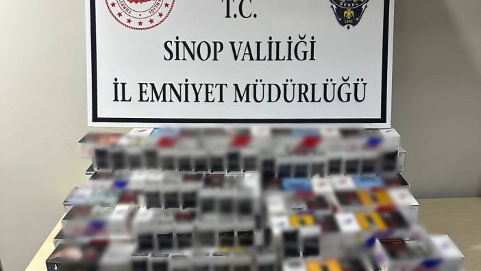 Sinop’ta 24 bin 980 makaron ele geçirildi