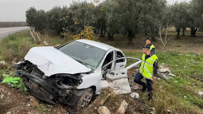 Önce su kanalına sonra tarlaya uçtu: 2 yaralı