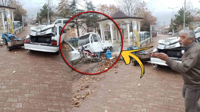 Isparta’da kamyon mahalle halkına cehennemi yaşattı! Önünde ne varsa yıktı geçti