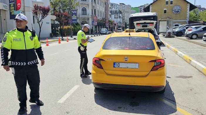 Bandırma’da sürücülere ceza yağdı