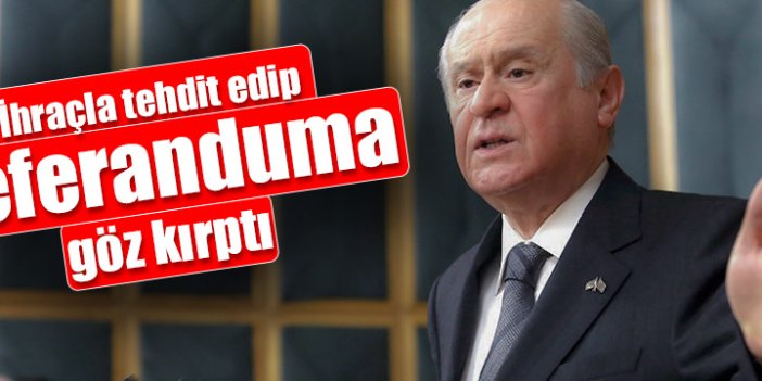 Hukuksuzluğu savundu