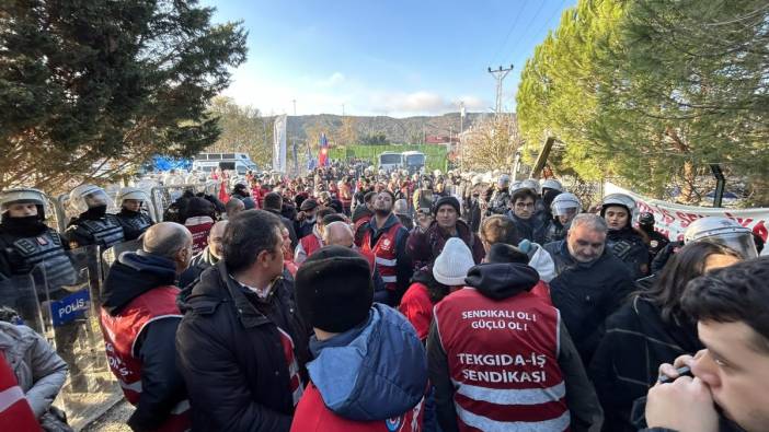 Polonez işçilerine polis müdahalesi: 5 işçi gözaltında