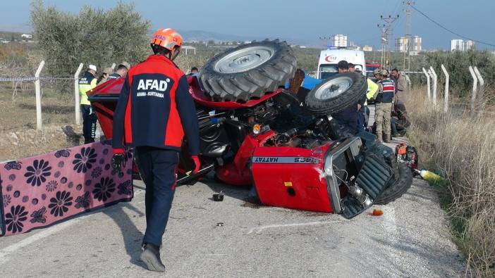 Kilis'te traktör devrildi: Sürücü hayatını kaybetti