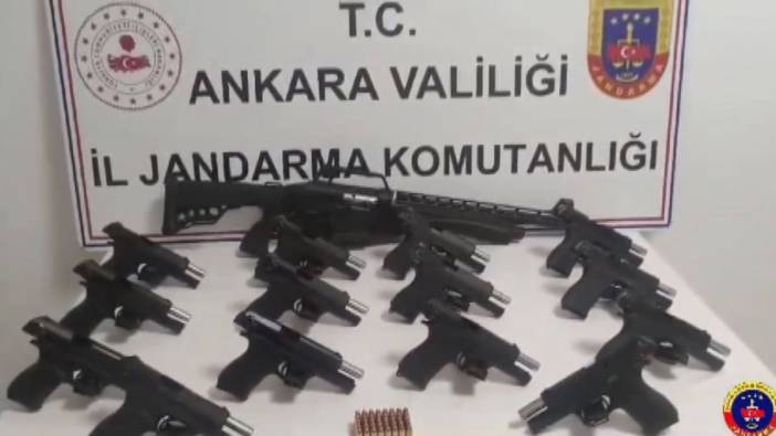 Ankara’da yasa dışı silah ticareti operasyonu