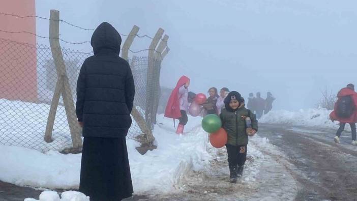 Köy okullarında Umutlu Yarınlar Derneği’nden anlamlı destek