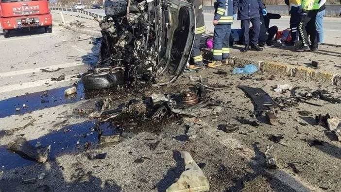 Konya - Ankara yolu üzerinde trafik kazası. 3 ölü