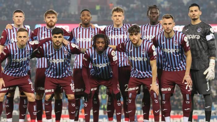 Trabzonspor’un Galatasaray maçı kadrosu belli oldu