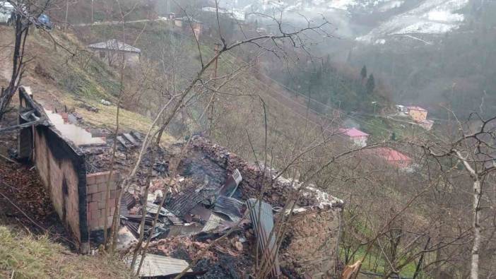 Giresun'da feci yangın: 1 ölü