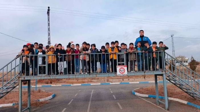 200 öğrenciye uygulamalı trafik eğitimi verildi