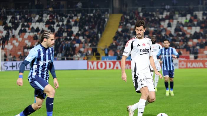 Adana Demirspor Beşiktaş karşısında ilk yarıyı 2-0 önde tamamladı