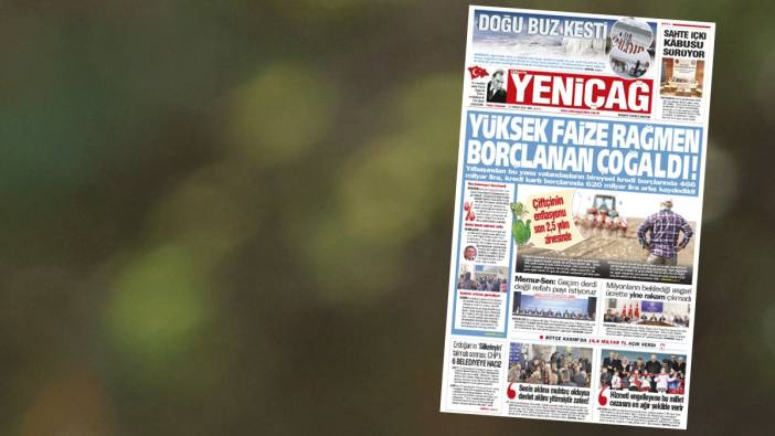 Yeniçağ Gazetesi: Yüksek faize rağmen borçlanan çoğaldı!