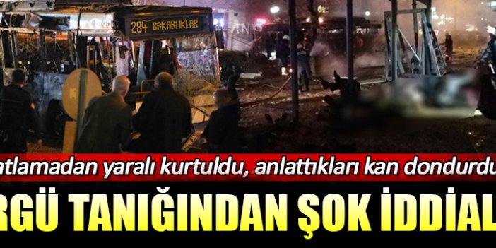 Görgü tanığından saldırı hakkında şok iddia!