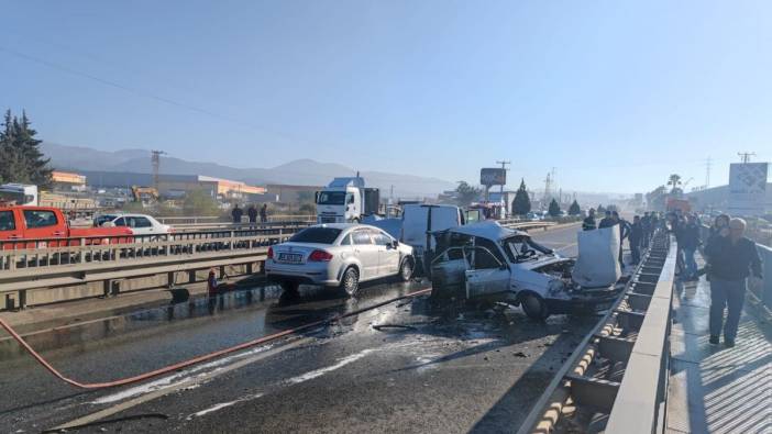 Muğla'da 4 aracın karıştığı zincirleme kaza: 7 yaralı