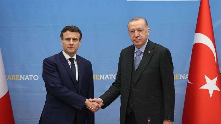 Erdoğan, Fransa Cumhurbaşkanı Macron ile görüştü