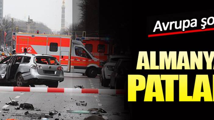 Almanya'da patlama!