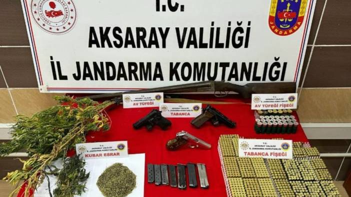 Jandarmadan uyuşturucu ve kaçak silah operasyonu