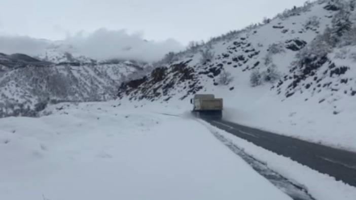 Tunceli’de yoğun kar yağışı: 8 yol kapandı