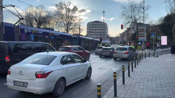 İstanbul'da tramvay kazası: 1 kişi ağır yaralı