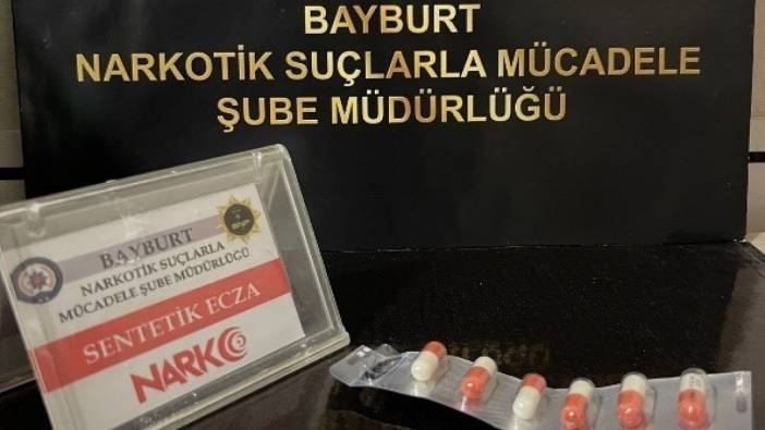 Bayburt’ta sentetik haplar ele geçirildi