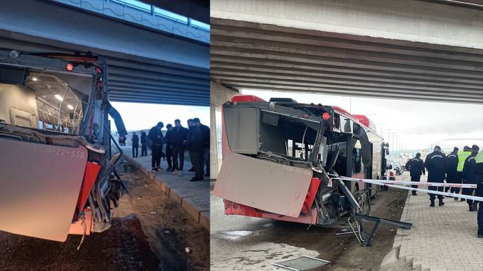 Belediye otobüsü TIR ile çarpıştı: 1 ölü 1 yaralı