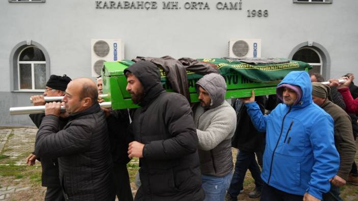 Dalgaların öldürdüğü balıkçıya hazin tören