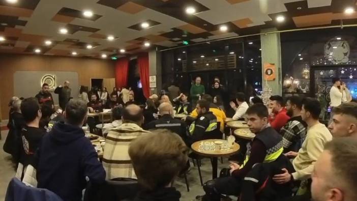 Kış aylarında motosiklet kullanımı hakkında bilinçlendirme için bir araya geldiler