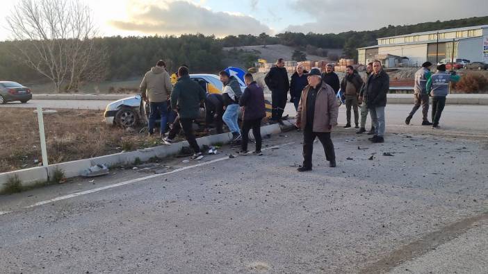 Kütahya'da o kavşakta yine kaza: 1 yaralı