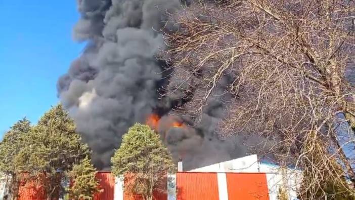 Kırklareli'de oyuncak fabrikasında yangın