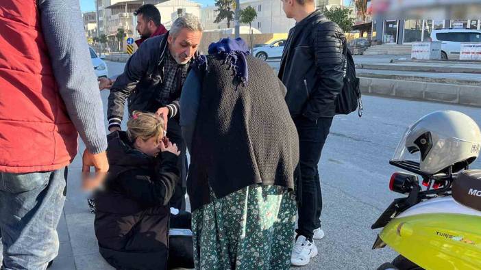 Adıyaman’da kaza. Motosiklet sürücüsü kadın yaralandı