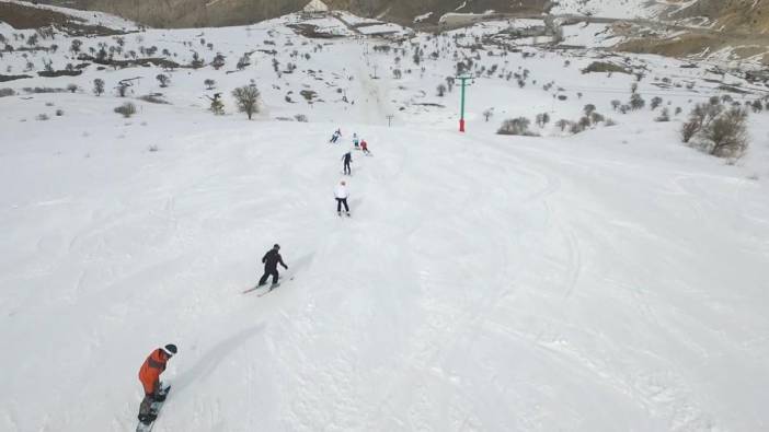 Bayburt’ta Kop Dağı'nda kayak sezonunu açtılar