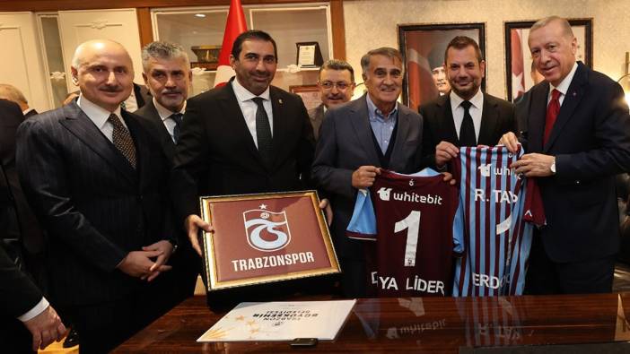 Trabzonspor’dan Erdoğan’a teşekkür