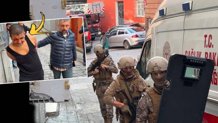 Beyoğlu'nda boğazına bıçak dayadı: Özel Harekat polisi devreye girdi