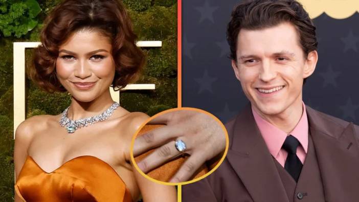 Zendaya ve Tom Holland yüzük taktı