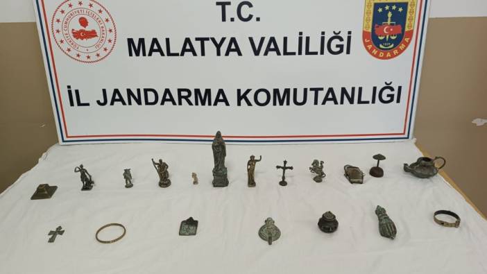 Malatya’da tarihi eser operasyonu