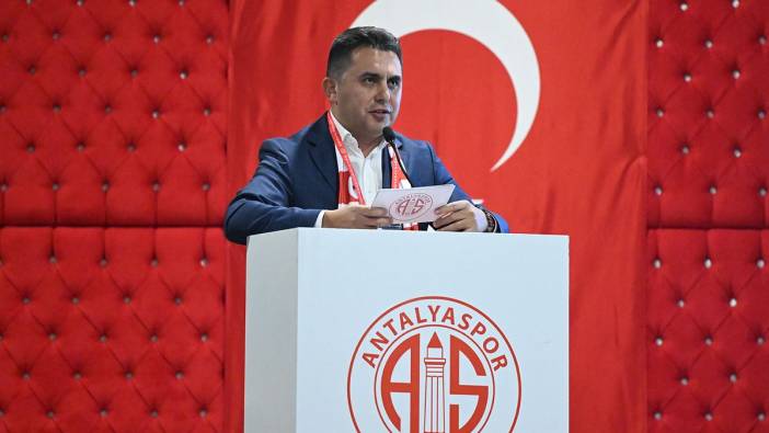 Antalyaspor Kulübü'nde başkanlığa Mustafa Ergün seçildi