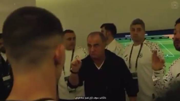 Fatih Terim ilk maçında oyuncuları böyle motive etti. İşte soyunma odasındaki konuşması