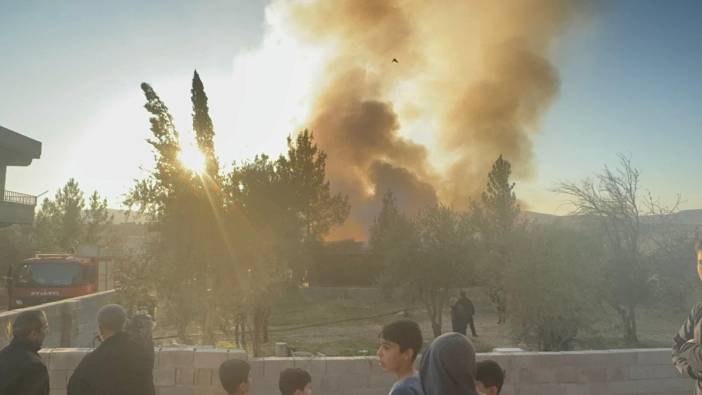 Gaziantep'te bağ evinde korkutan yangın