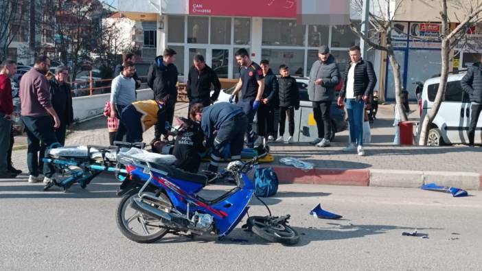 Çan'da trafik kazası: 2 yaralı