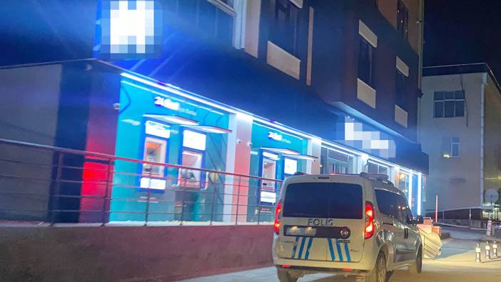 Banka alarmı polisi harekete geçirdi