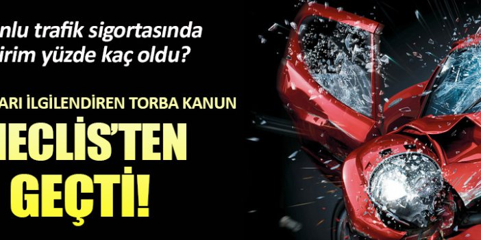 Milyonları ilgilendiren 'Torba Kanun' Meclis'ten geçti!